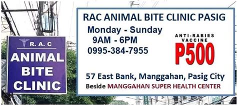 rac animal bite clinic|RAC Animal Bite Clinic Pasig .